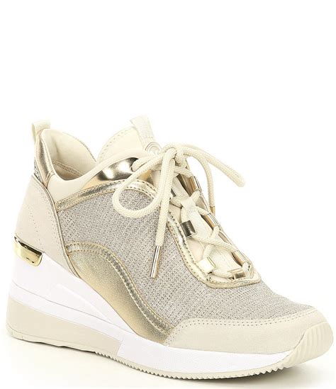 michael kors vega lace up sneakers|michael kors rose gold sneakers.